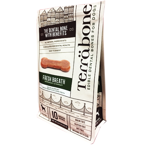 Terräbone Fresh Breath dental chew bone