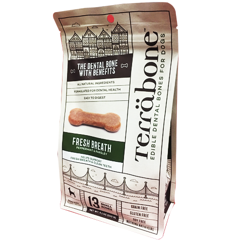 Terräbone Fresh Breath dental chew bone