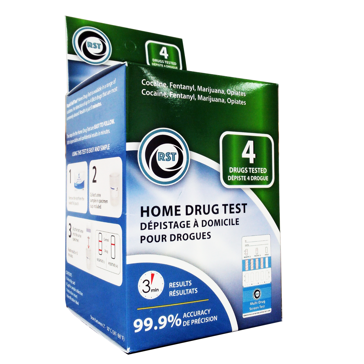 Rapid Self Test Home drug Test kit – 4 drugs