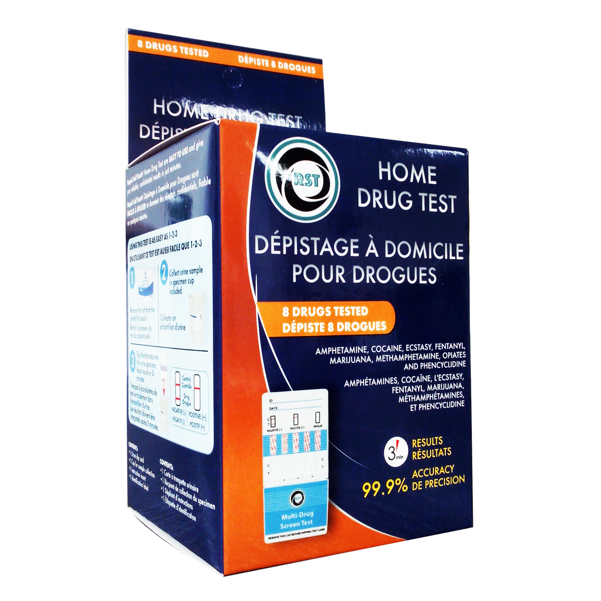 Rapid Self Test Home drug Test kit 8 drugs Biosense Clinic