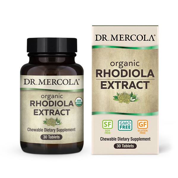 Dr Mercola Organic Rhodiola Extract 30 tablets - biosense-clinic.com
