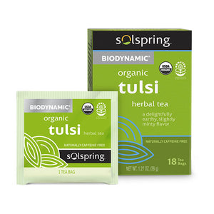 Dr Mercola Solspring® Biodynamic® Organic Tulsi Tea - biosense-clinic.com