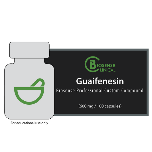 BiosenseClinical Professional Custom Compound Guaifenesin - 600 mg - Biosense Clinic