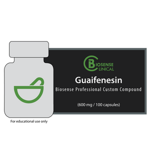 BiosenseClinical Professional Custom Compound Guaifenesin - 600 mg - Biosense Clinic