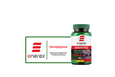 Serrapeptase (Enerex) - 120,000 U - BiosenseClinic