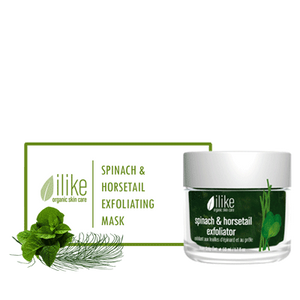 Ilike Gel Mask - Spinach & Horsetail Exfoliating - Biosense Clinic