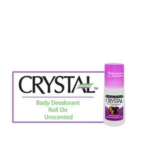Crystal Body Deodorant Roll On - Unscented - Biosense Clinic