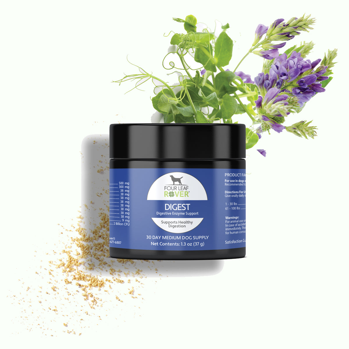 Four Leaf Rover Digest - Digestive Enzymes And Probiotics For Dogs - biosense-clinic.com