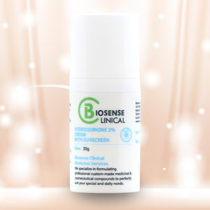BiosenseClinical HQ 2% Cream - Suncreen 30g - biosense-clinic.com