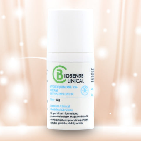 BiosenseClinical HQ 2% Cream - Suncreen 30g - biosense-clinic.com
