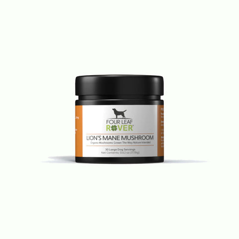 Four Leaf Lion's Mane - Organic Mushroom Extract For Dogs - biosense-clinic.com