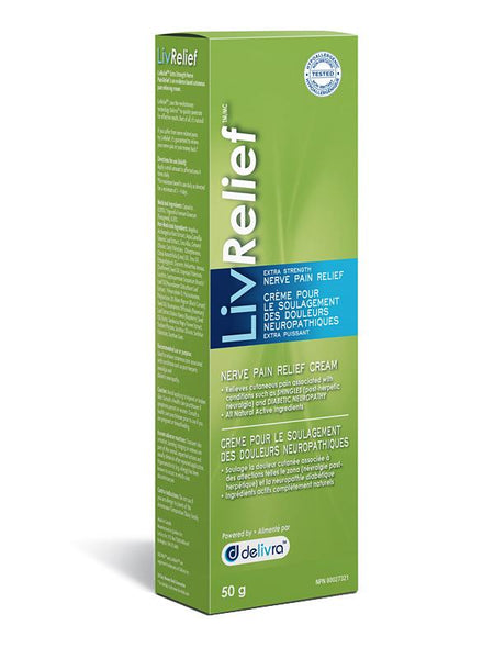 LIVRELIEF NERVE PAIN Cream 50G - BiosenseClinic.ca