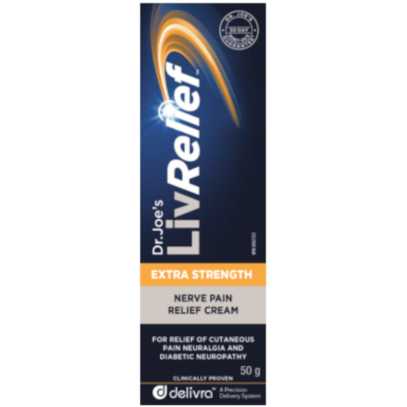 LivRelief Extra Strength Nerve Pain Relief Cream 50g - biosense-clinic.com