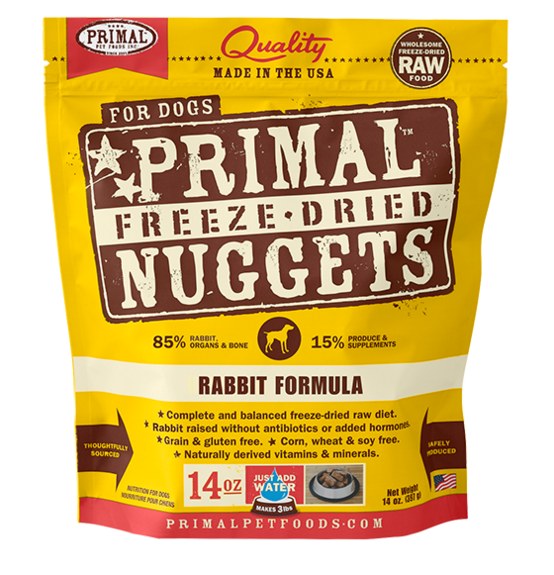 Raw Freeze Dried Canine Rabbit Formula