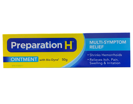 Preparation H Ointment with Biodyne