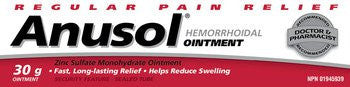 ANUSOL® Ointment 30g - BiosenseClinic.com
