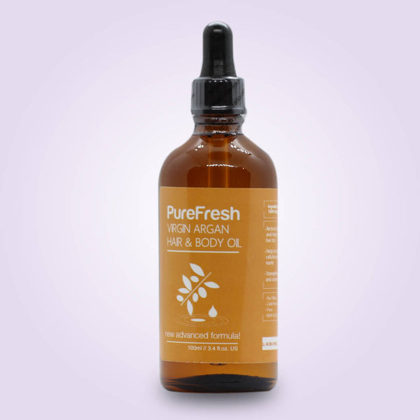PureFresh Virgin Argan Body & Hair Oil 100ml - Biosense-Clinic.com
