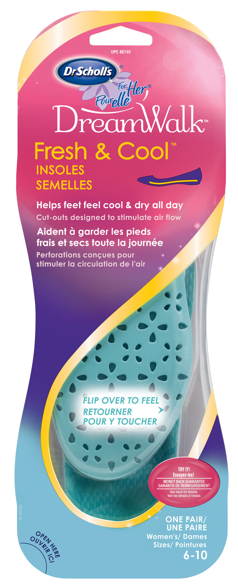 Dr.Scholl's For Her Fresh&cool Insoles 1s