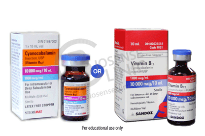 Vitamin B12 Injection 10ml at www.BiosenseClinic.com