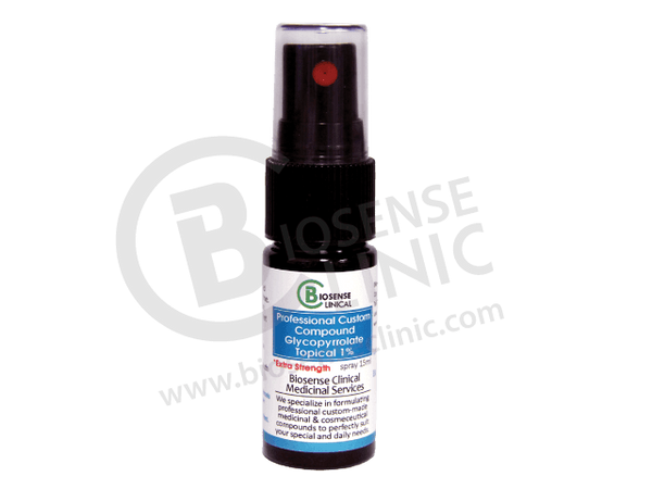 BiosenseClinical Glycopyrrolate Topical spray 1% - BiosenseClinic.com