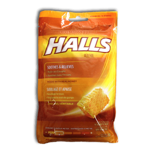 Halls Cough Drops (Honey) - BiosenseClinic.com