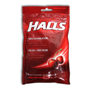 Halls Mentho-Lyptus Cough Drops (Cherry) - BiosenseClinic.com