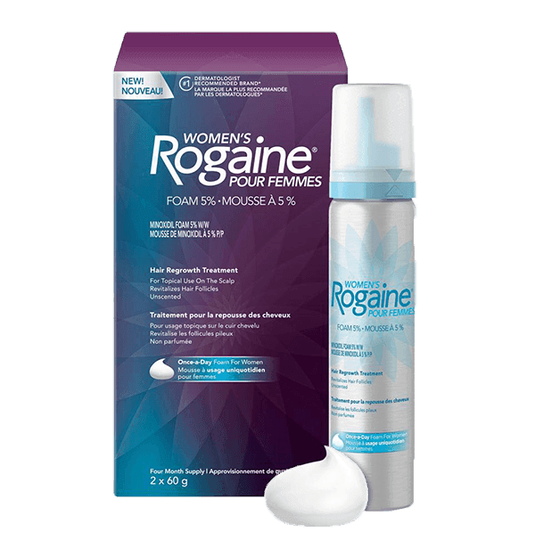 ROGAINE® Women’s Foam 60g x 2 - BiosenseClinic.com