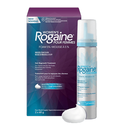 ROGAINE® Women’s Foam 60g x 2 - BiosenseClinic.com
