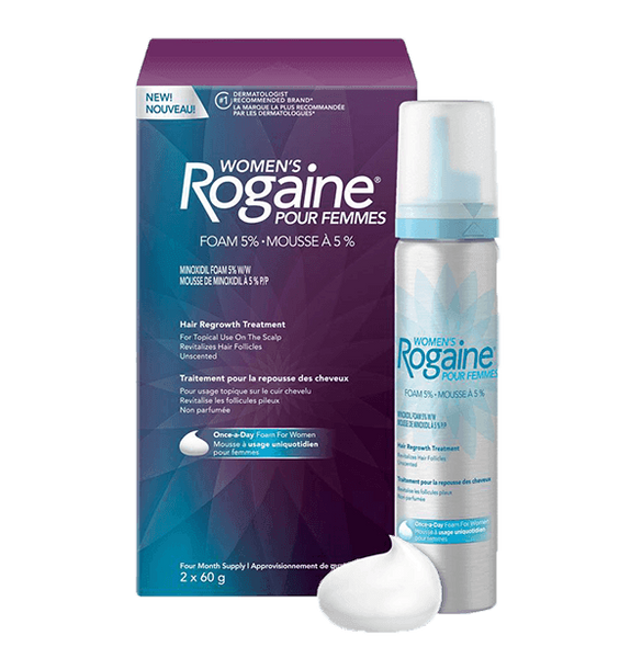 ROGAINE® Women’s Foam 60g x 2 - BiosenseClinic.com