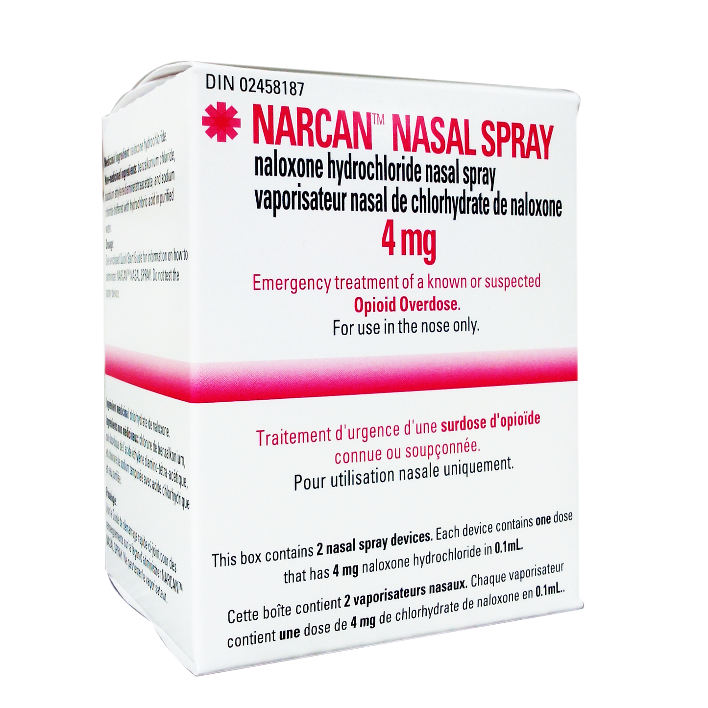 Narcan Nasal Spray 4 mg (2 units)