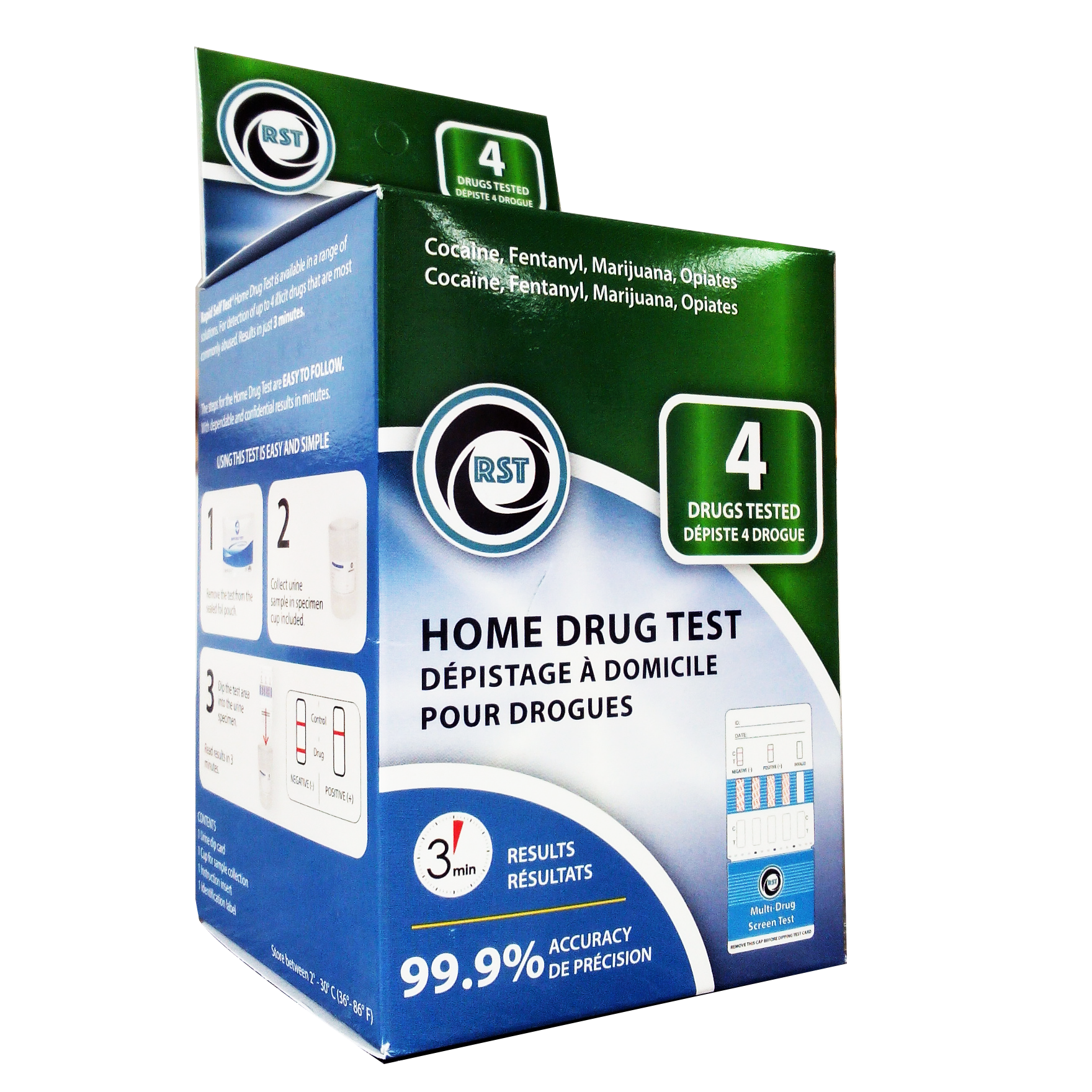 Rapid Self Test Home drug Test kit – 4 drugs