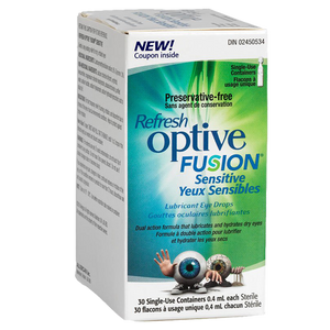 Refresh Optive Fusion Sensitive Lubricant Eye Drops