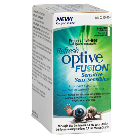 Refresh Optive Fusion Sensitive Lubricant Eye Drops