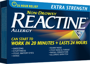 Zyrtec/Reactine Extra Strength