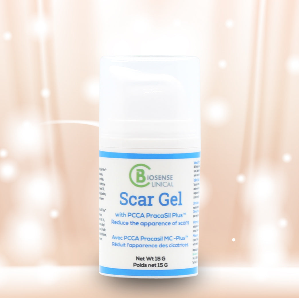 BiosenseClinical Scar Gel with PCCA PracaSil Plus™ 15g x 1 - biosense-clinic.com