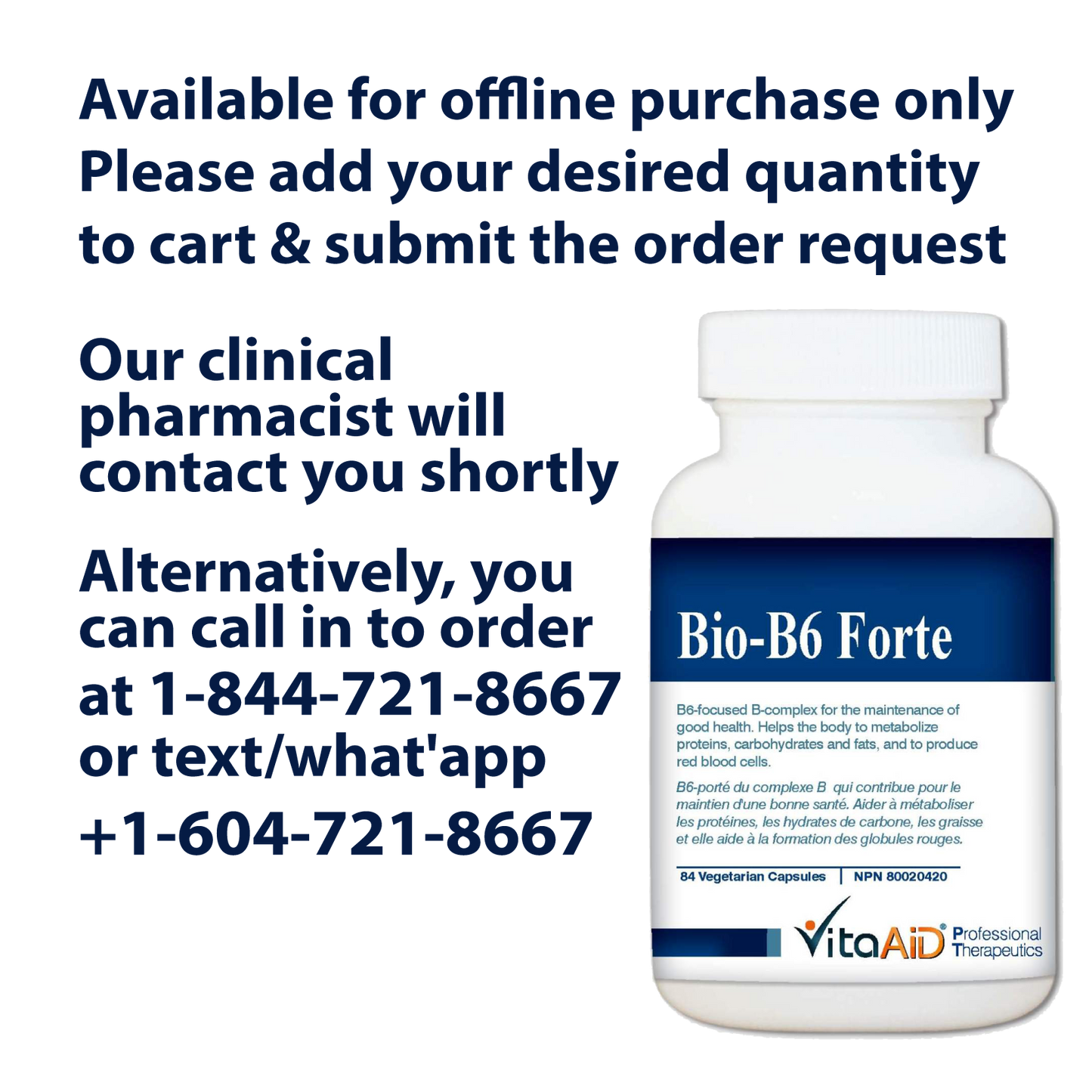 VitaAid Bio-B6 Forte - biosense-clinic.com