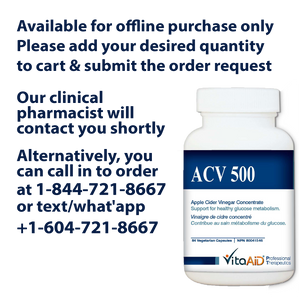 VitaAid Apple Cider Vinegar - 500mg - BiosenseClinic