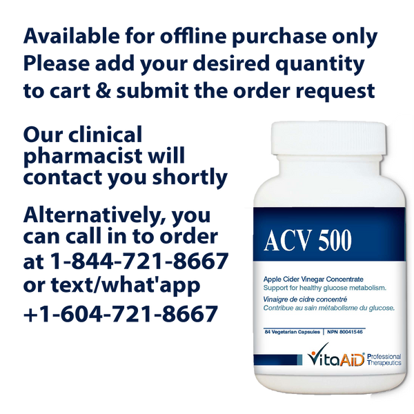 VitaAid Apple Cider Vinegar - 500mg - BiosenseClinic