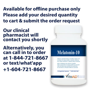VitaAid Melatonin-10 - biosense-clinic.com