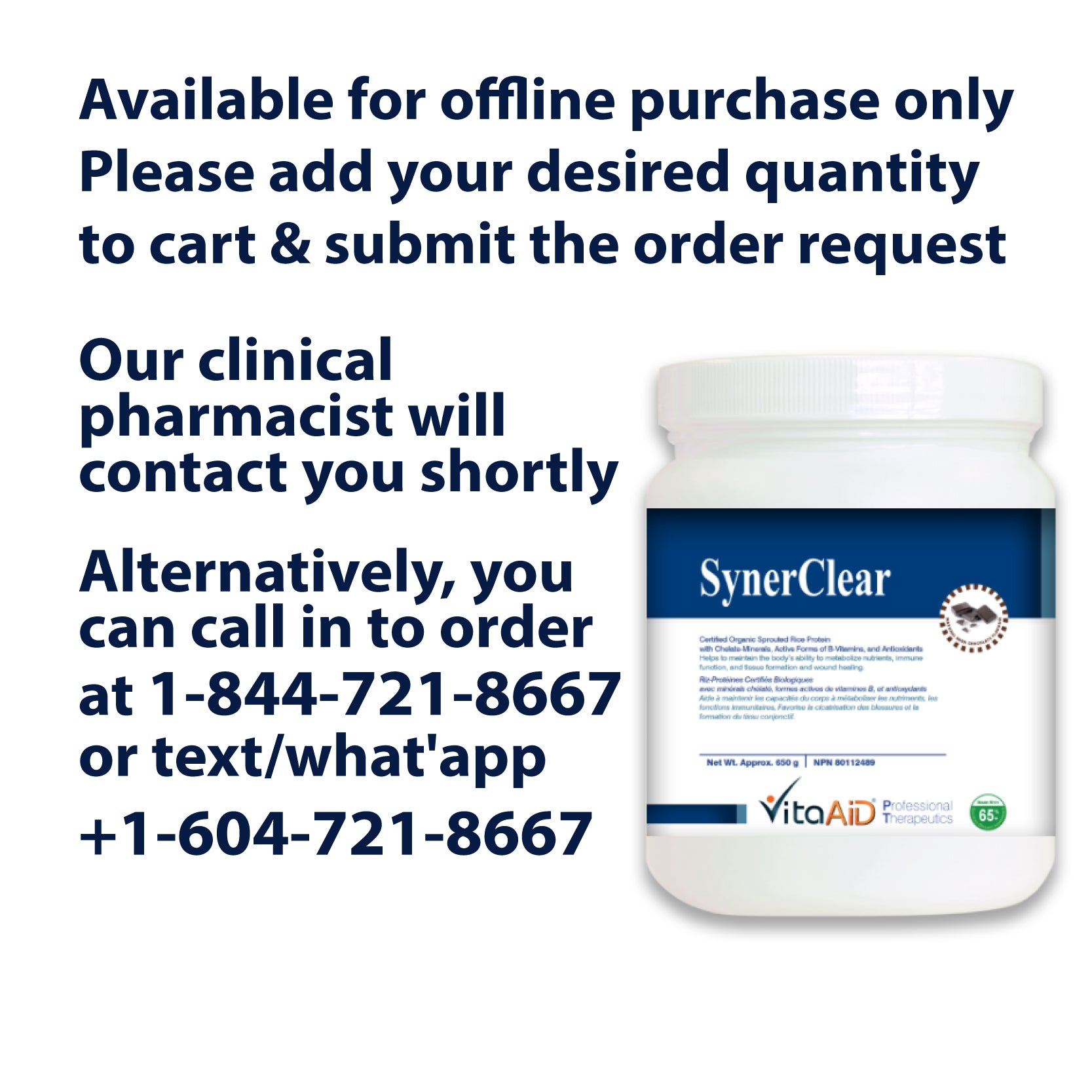VitaAid SynerClear® (Chocolate) - biosense-clinic.com