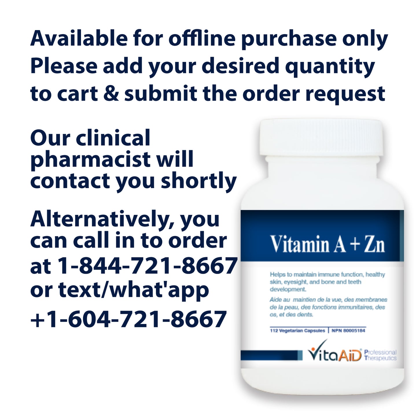 VitaAid Vitamin A + Zn - biosense-clinic.com